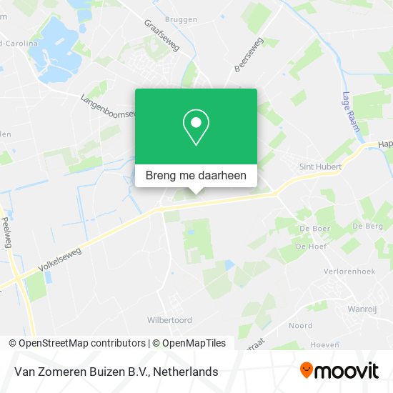 Van Zomeren Buizen B.V. kaart