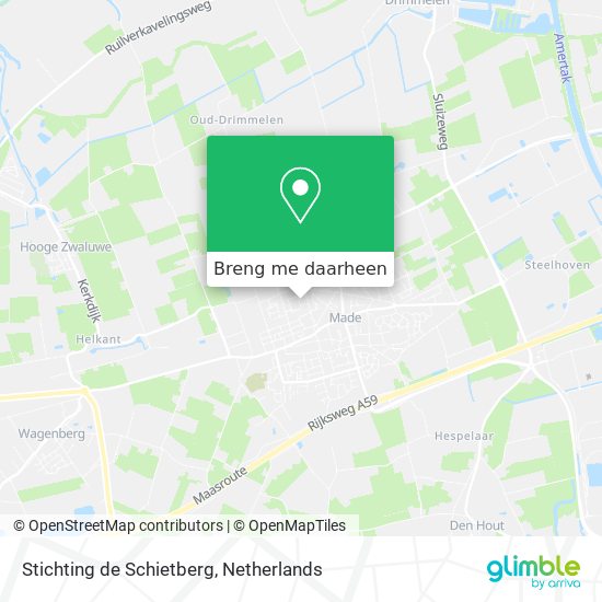 Stichting de Schietberg kaart