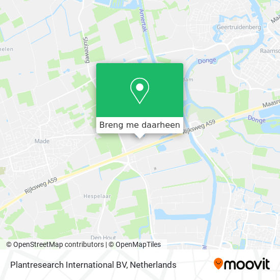 Plantresearch International BV kaart