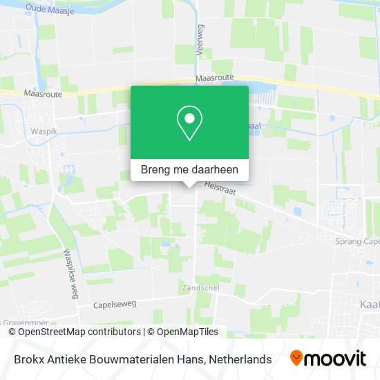 Brokx Antieke Bouwmaterialen Hans kaart