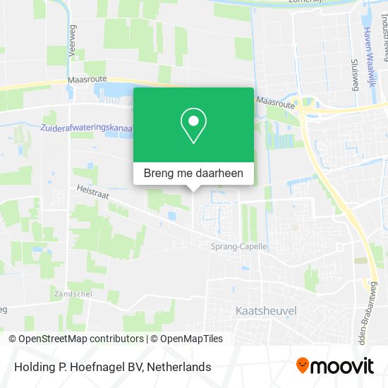 Holding P. Hoefnagel BV kaart