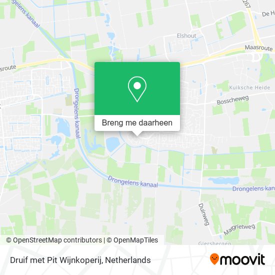 Druif met Pit Wijnkoperij kaart