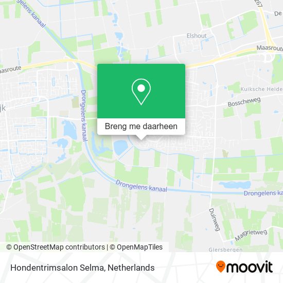 Hondentrimsalon Selma kaart