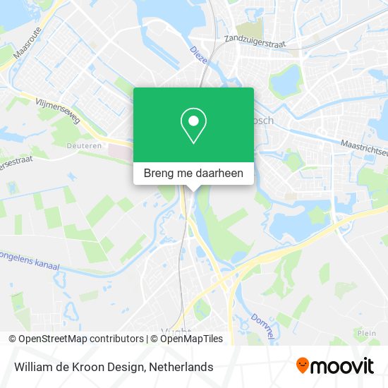 William de Kroon Design kaart