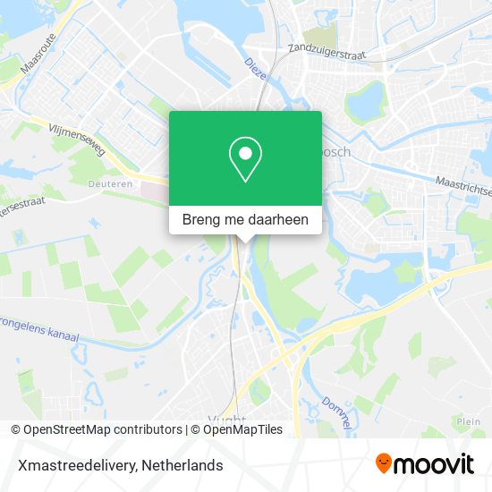 Xmastreedelivery kaart