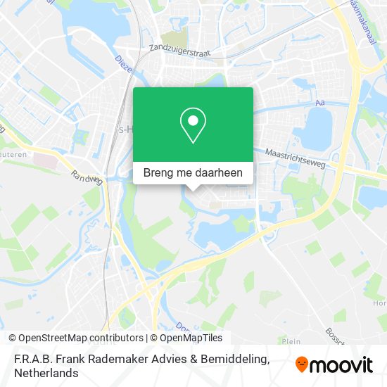 F.R.A.B. Frank Rademaker Advies & Bemiddeling kaart