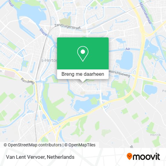 Van Lent Vervoer kaart