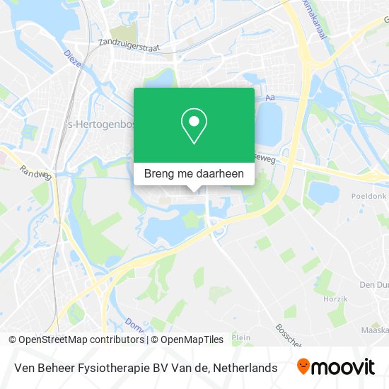 Ven Beheer Fysiotherapie BV Van de kaart