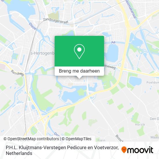 P.H.L. Kluijtmans-Verstegen Pedicure en Voetverzor kaart