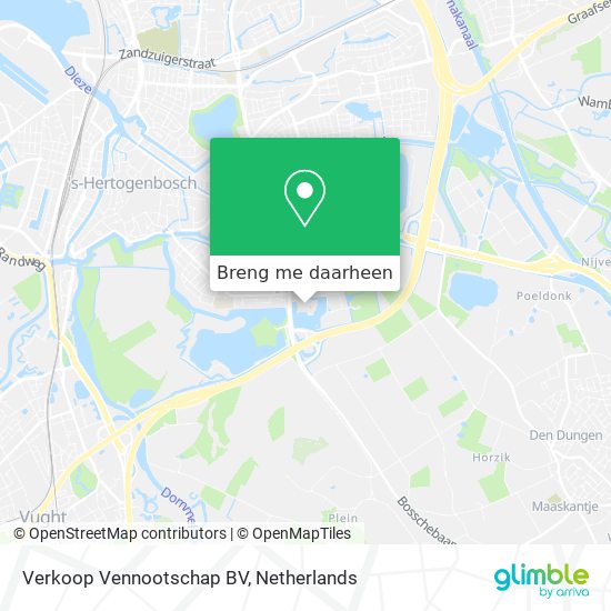 Verkoop Vennootschap BV kaart