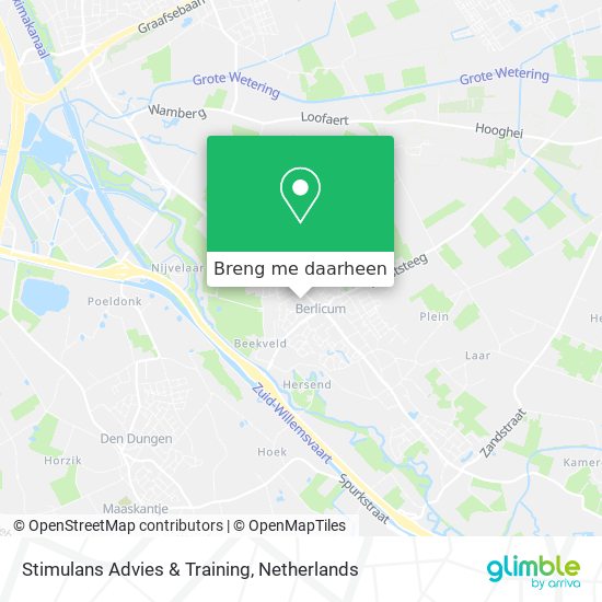 Stimulans Advies & Training kaart