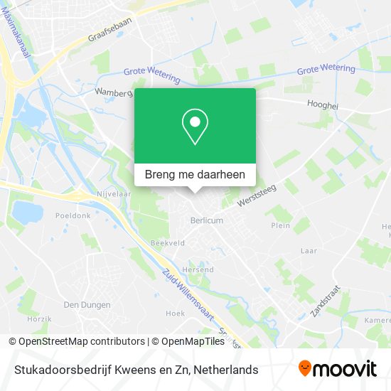 Stukadoorsbedrijf Kweens en Zn kaart