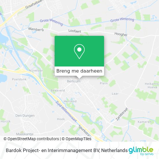 Bardok Project- en Interimmanagement BV kaart