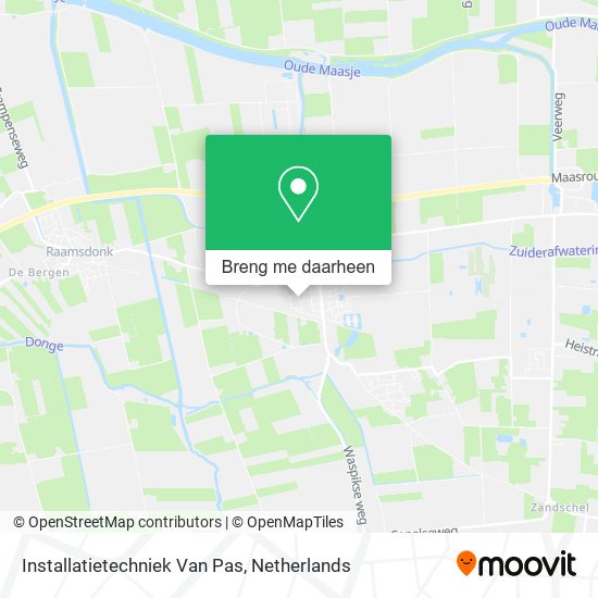 Installatietechniek Van Pas kaart