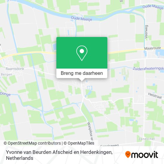 Yvonne van Beurden Afscheid en Herdenkingen kaart