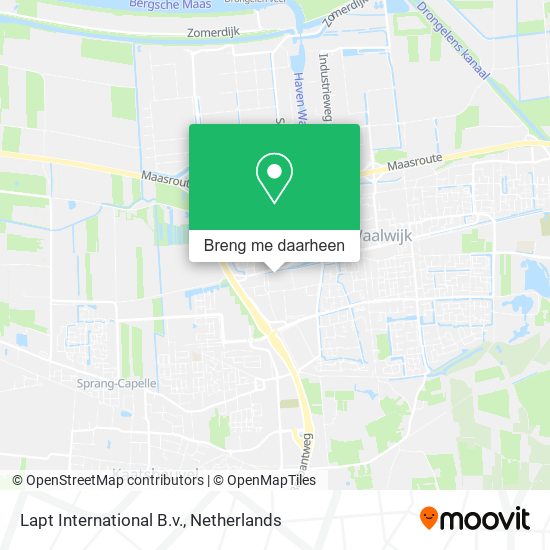Lapt International B.v. kaart