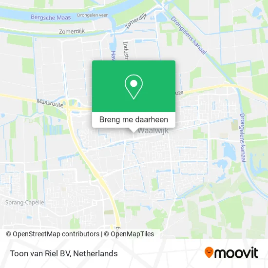 Toon van Riel BV kaart