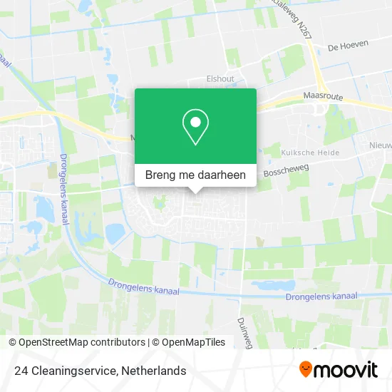 24 Cleaningservice kaart