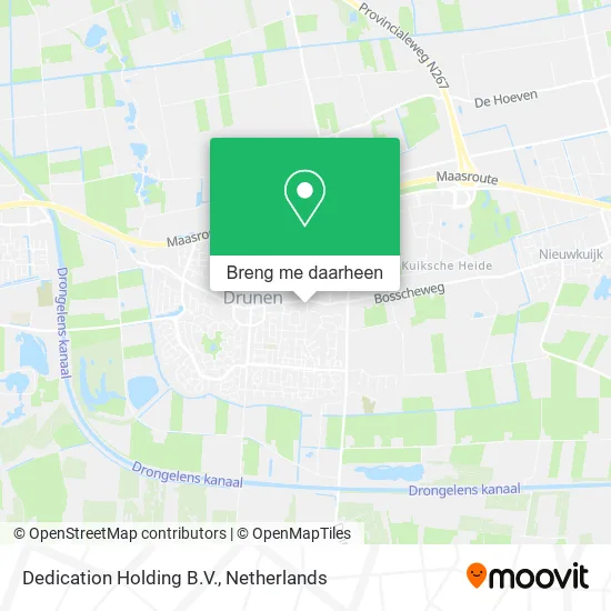 Dedication Holding B.V. kaart