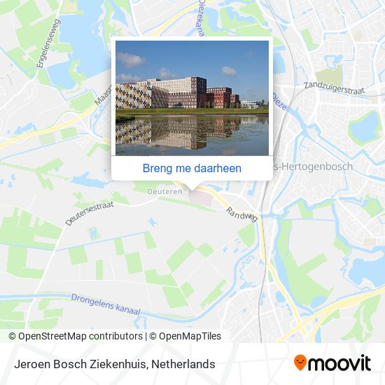 Jeroen Bosch Ziekenhuis kaart