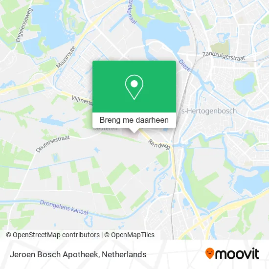 Jeroen Bosch Apotheek kaart