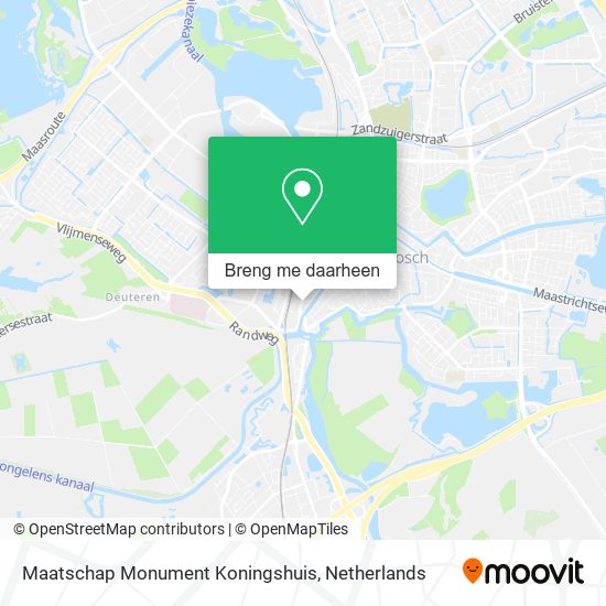 Maatschap Monument Koningshuis kaart
