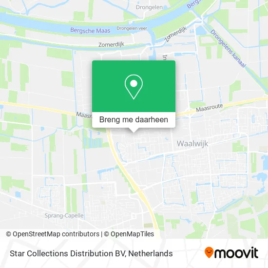 Star Collections Distribution BV kaart