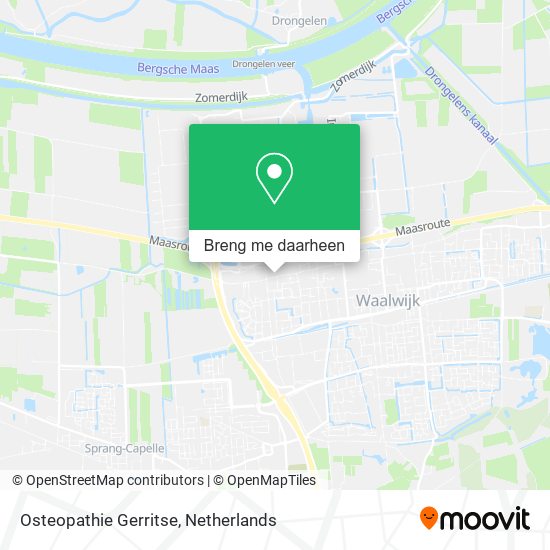 Osteopathie Gerritse kaart