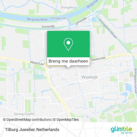 Tilburg Juwelier kaart