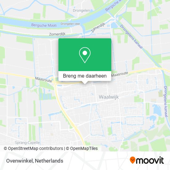 Ovenwinkel kaart