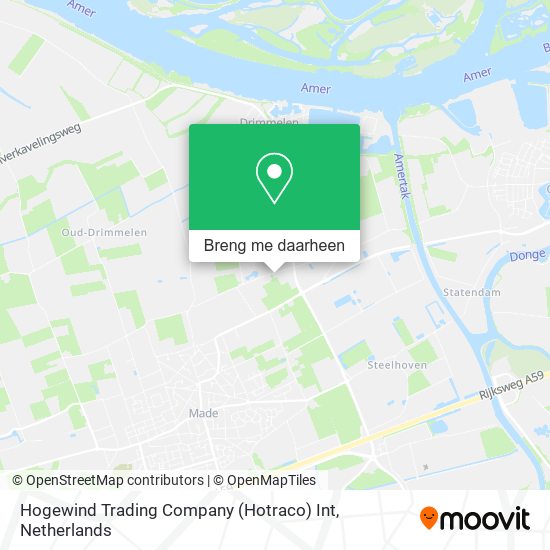 Hogewind Trading Company (Hotraco) Int kaart