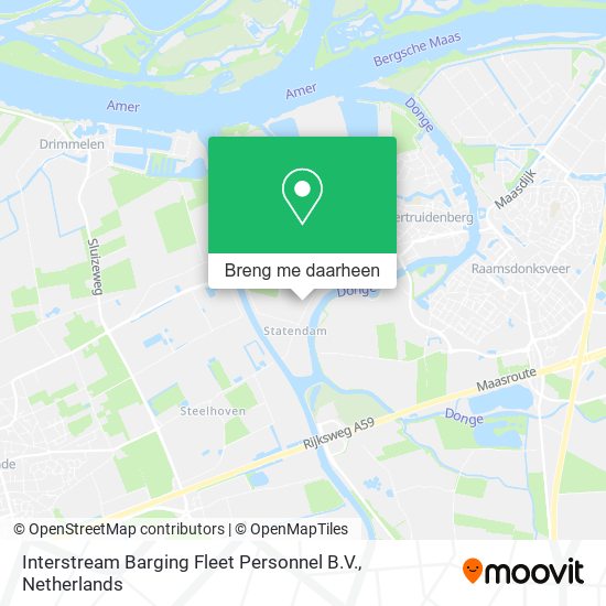 Interstream Barging Fleet Personnel B.V. kaart