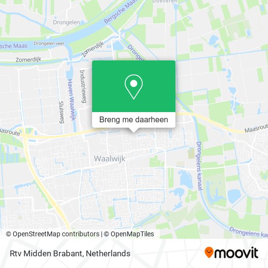 Rtv Midden Brabant kaart
