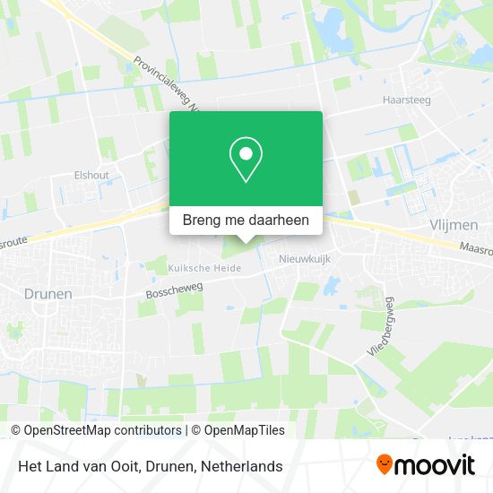 Het Land van Ooit, Drunen kaart