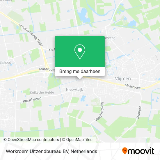 Workroem Uitzendbureau BV kaart
