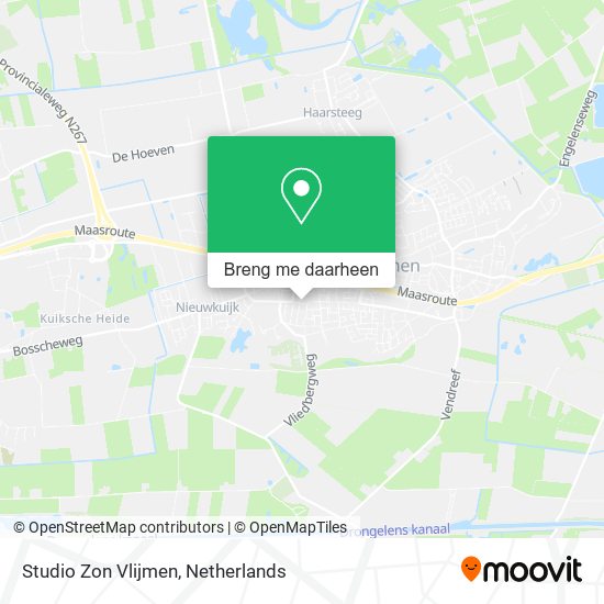 Studio Zon Vlijmen kaart