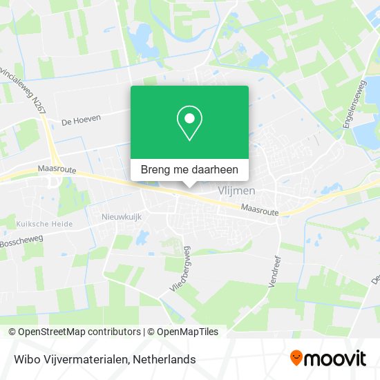 Wibo Vijvermaterialen kaart