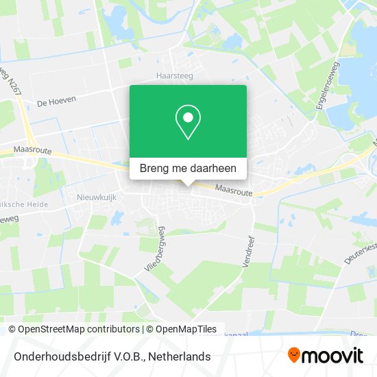 Onderhoudsbedrijf V.O.B. kaart