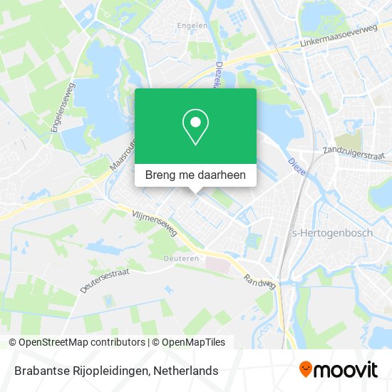 Brabantse Rijopleidingen kaart