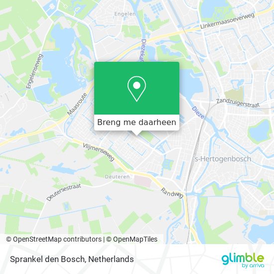 Sprankel den Bosch kaart