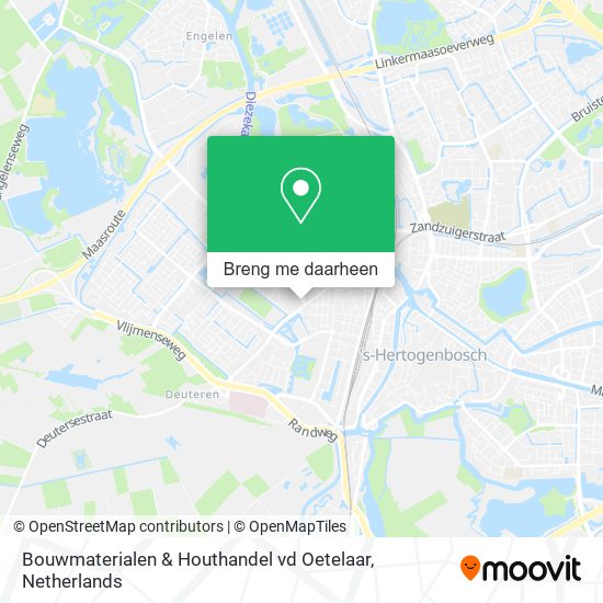 Bouwmaterialen & Houthandel vd Oetelaar kaart