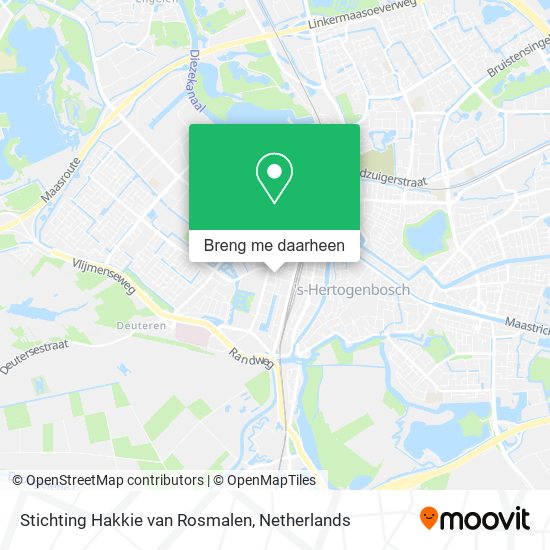 Stichting Hakkie van Rosmalen kaart