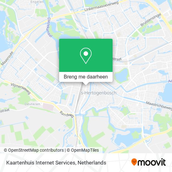 Kaartenhuis Internet Services kaart