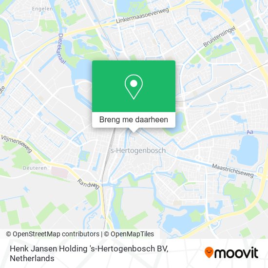 Henk Jansen Holding 's-Hertogenbosch BV kaart