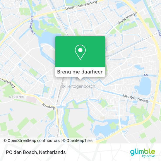 PC den Bosch kaart