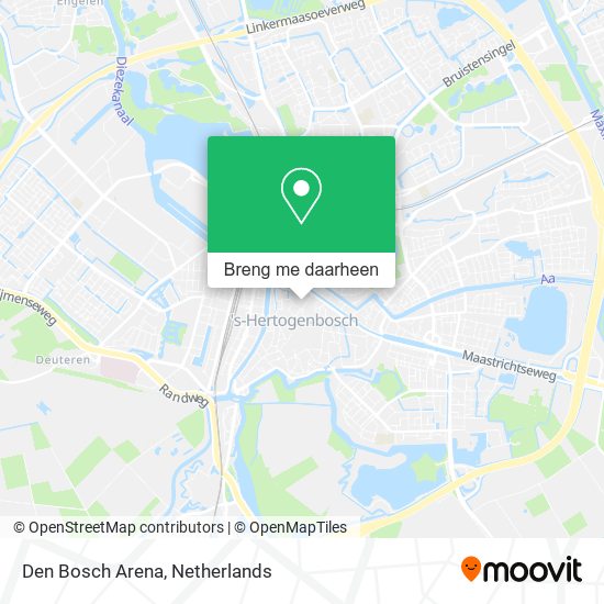 Den Bosch Arena kaart