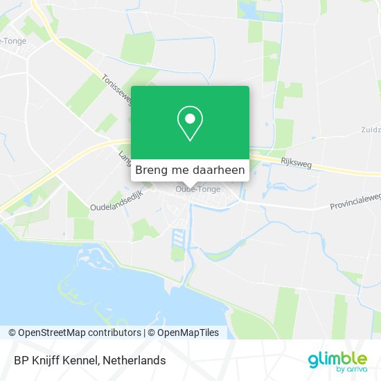 BP Knijff Kennel kaart