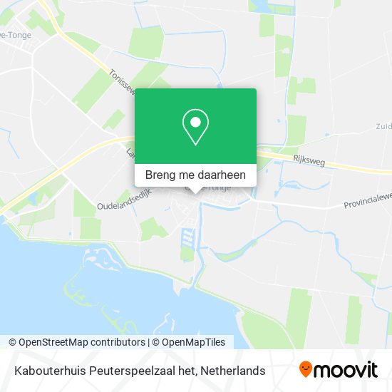 Kabouterhuis Peuterspeelzaal het kaart