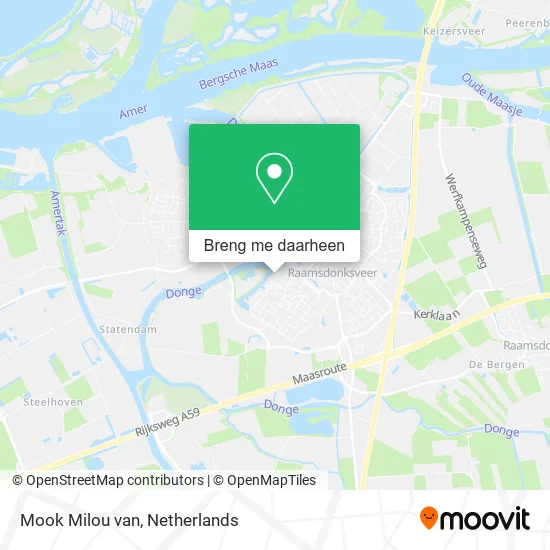 Mook Milou van kaart