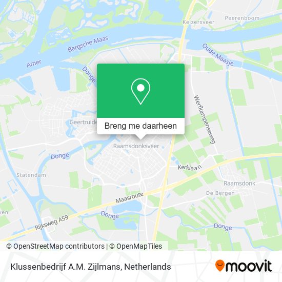 Klussenbedrijf A.M. Zijlmans kaart